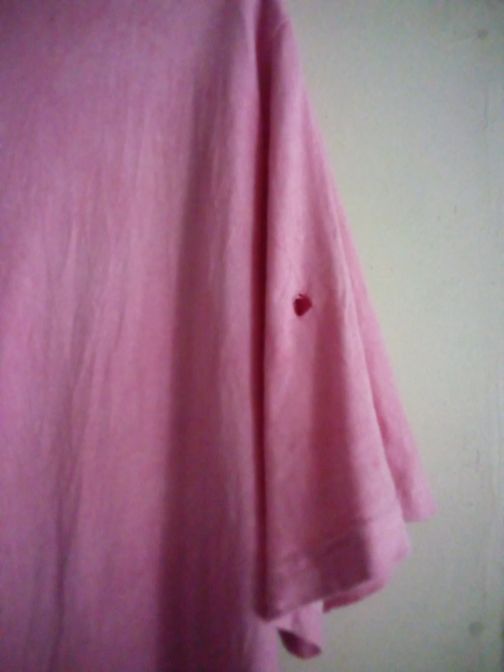 Ariana Grande Old Navy Positions Pink Graphic Tee XXL Worn Teeny Hole On Sleeve